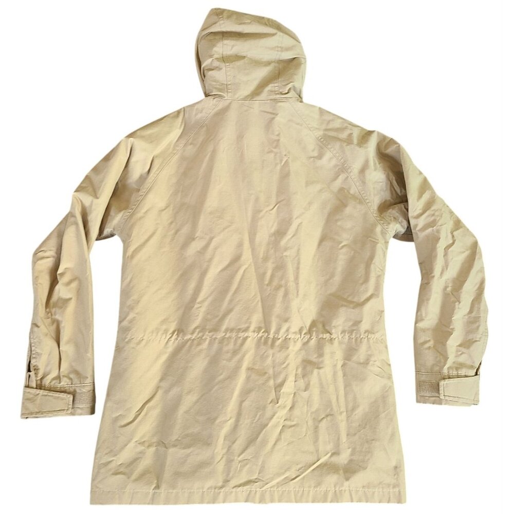 Woolrich Women's Beige Outer Shell Hooded Outdoor Jacket Medium Rain Coat - Picture 2 of 15